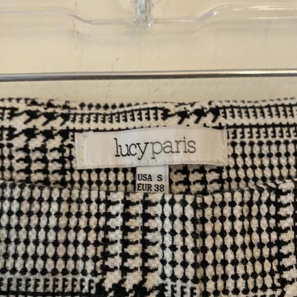 LUCY PARIS black and white houndstooth pants - Picture 4 of 5